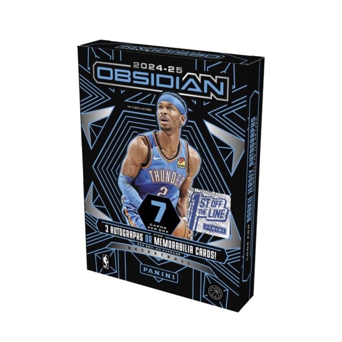2024-25 Panini Obsidian Basketball Hobby Box - 1st Off The Line (FOTL)