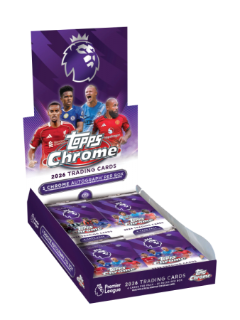 2025-26 Topps Chrome English Premier League Soccer Hobby Box
