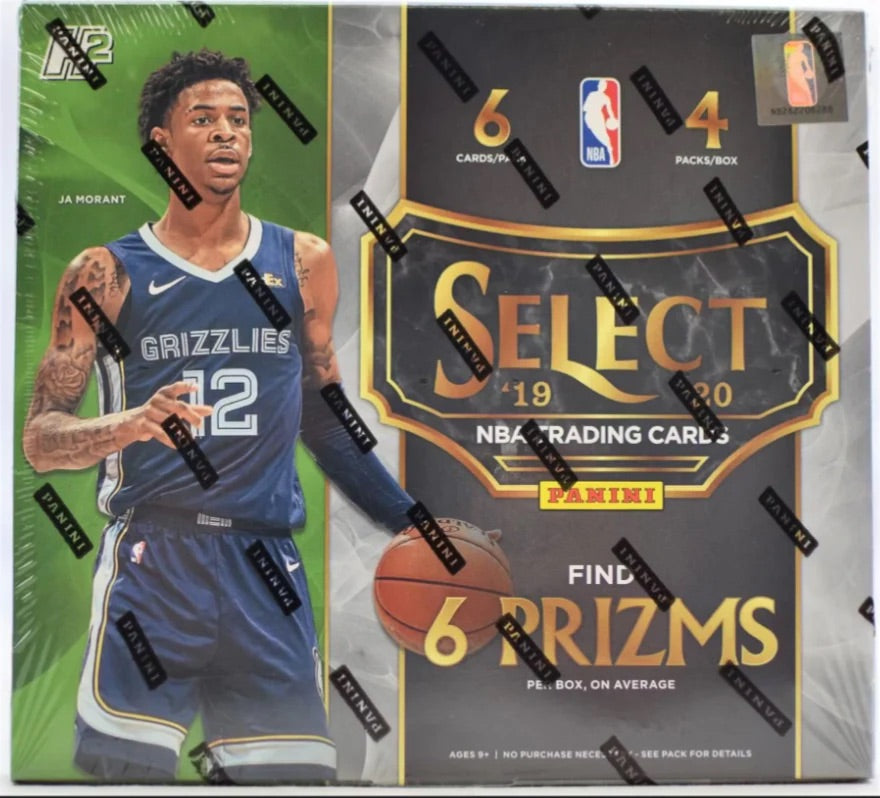 2019-20 Panini Select Basketball H2 Hobby Hybrid Box