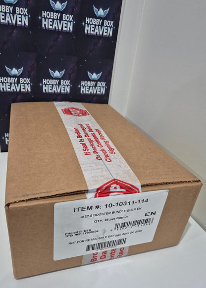 ORDER IN STOCK | Sealed case 25X Pokemon ASCENDED HEROES Booster Bundle Boxes
