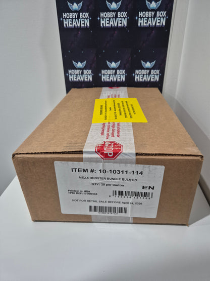 ORDER IN STOCK | Sealed case 25X Pokemon ASCENDED HEROES Booster Bundle Boxes